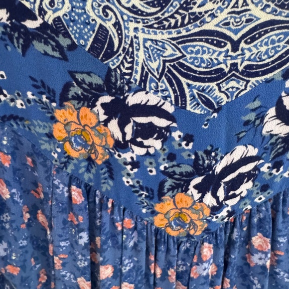 Free People Wildflower Fields Tunic Size Small - Picture 7 of 8